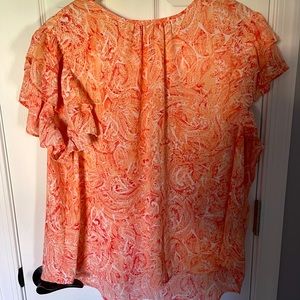 Pinkish orange blouse